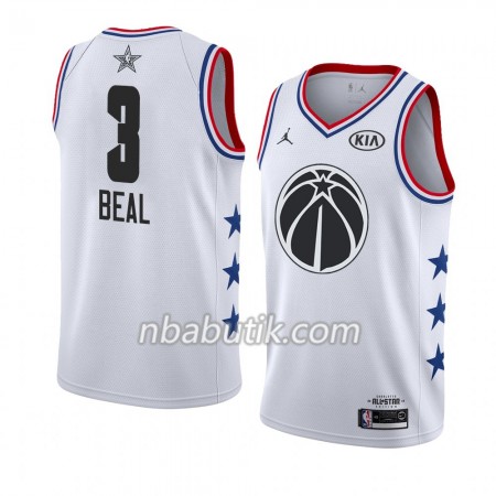 NBA Mænd Trøje Washington Wizards Bradley Beal 3 2019 All-Star Jordan Brand Hvid Swingman